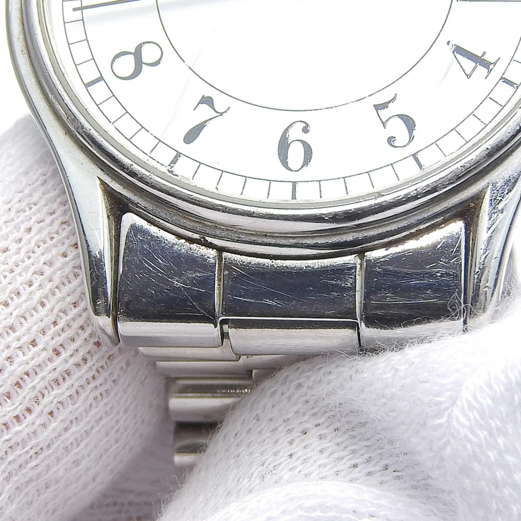 Tiffany & Co. Classic Watch, Stainless Steel, Quartz, Analog, White Dial, Unisex — Good