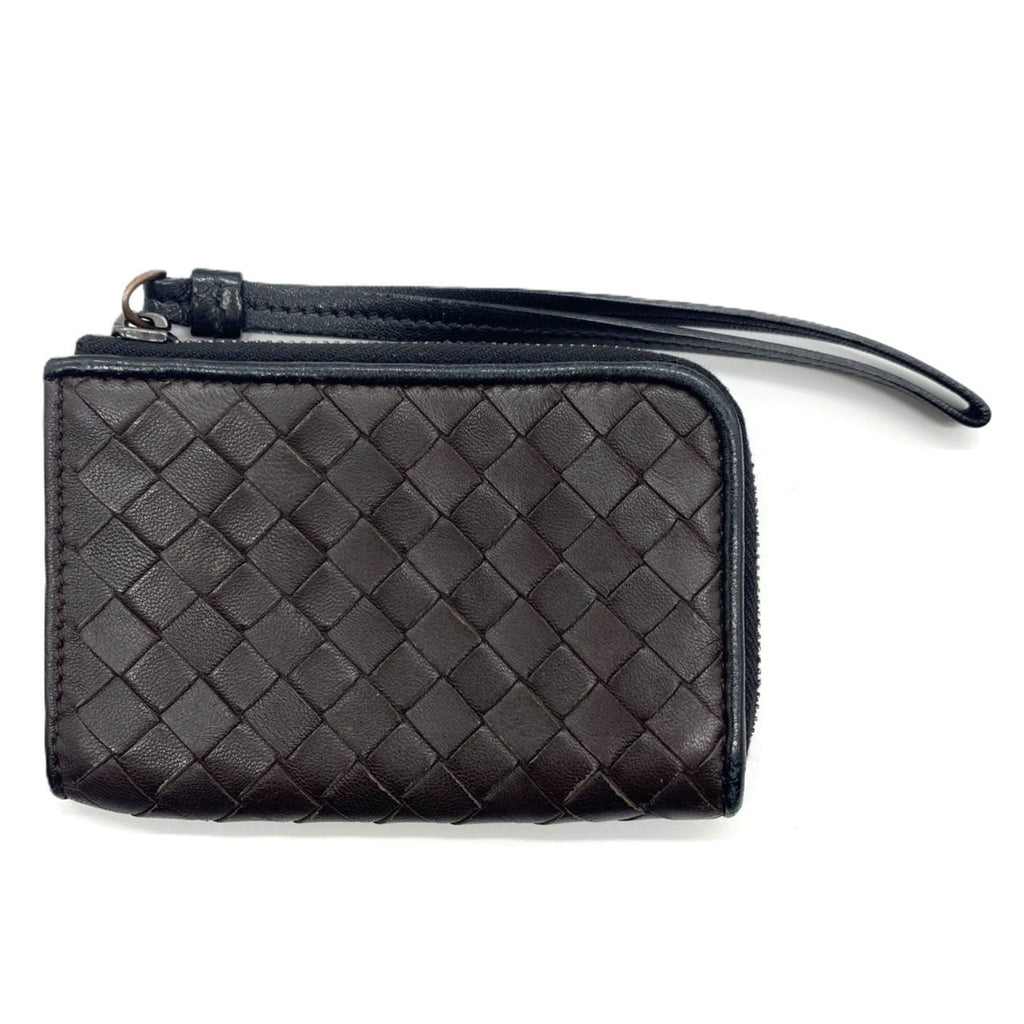 Bottega Veneta Intrecciato Coin Case, Brown, 244825 V0521 2078, Women's, BOTTEGA VENETA