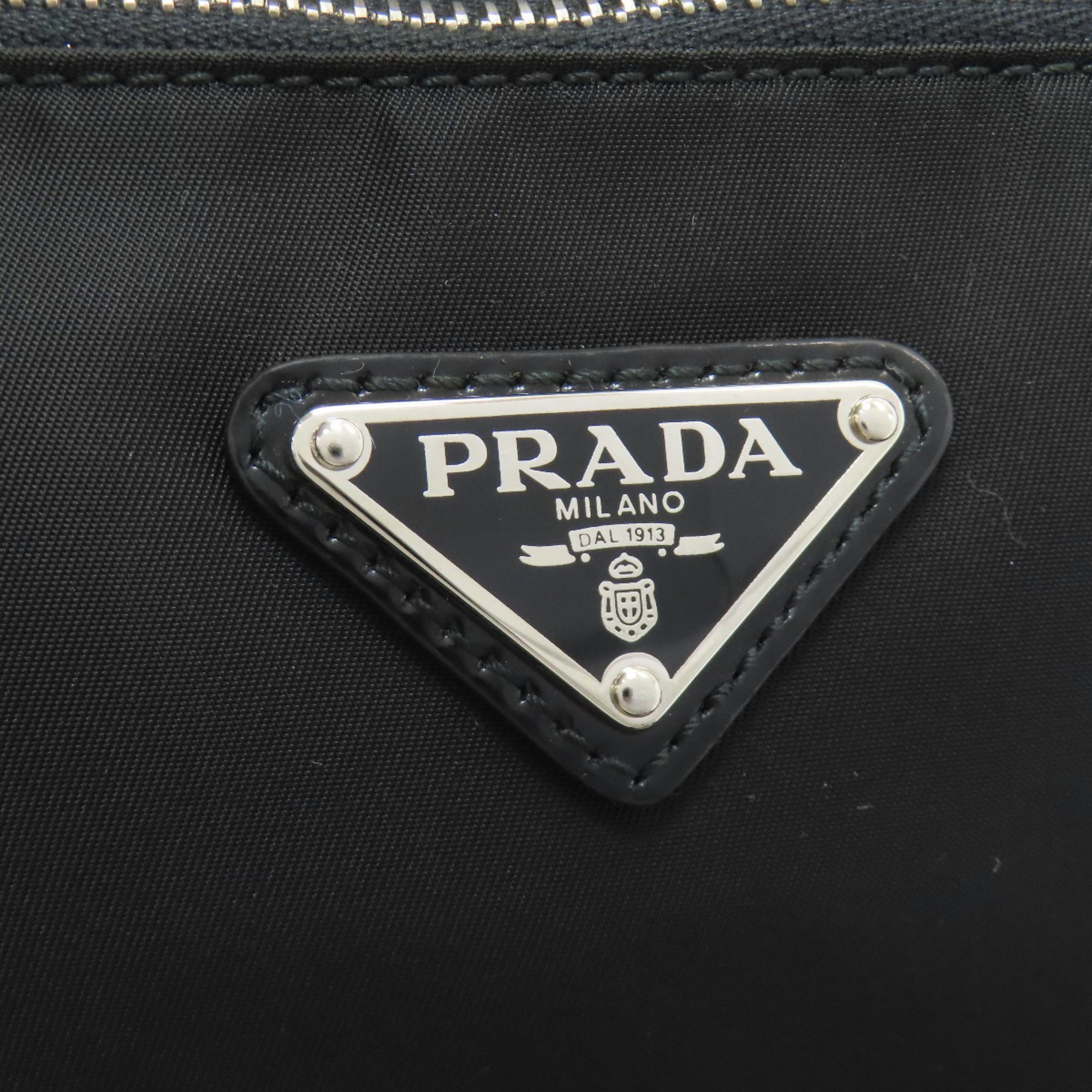 Prada BT0758 Logo Hardware Shoulder Bag Nylon Material Women's PRADA