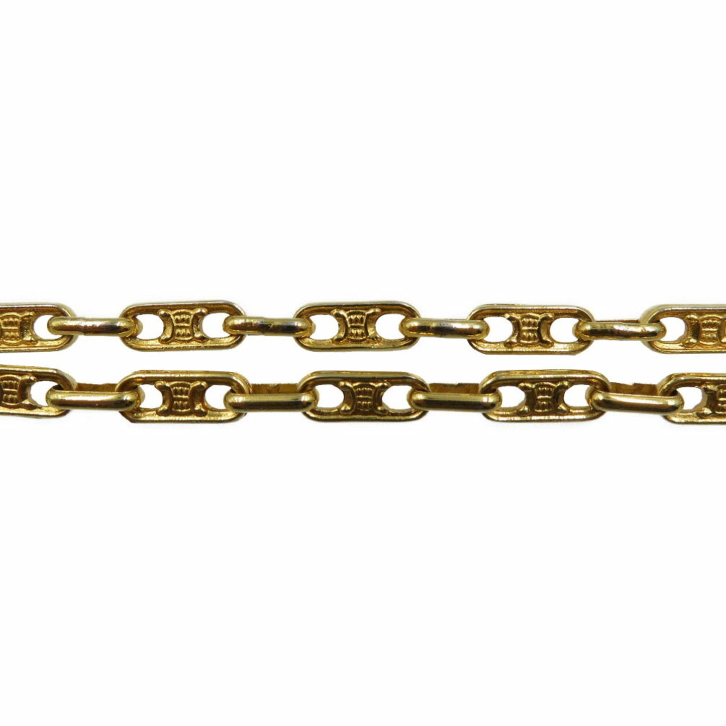 Celine Macadam Long GP Gold Necklace 0209CELINE 5J0209IEP5