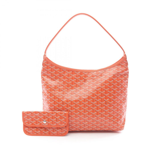 Goyard Bohème Hobo Bag, Shoulder Coated Canvas and Leather, Women's, Orange Multicolor, BOHEMEPMLTY07CL07P