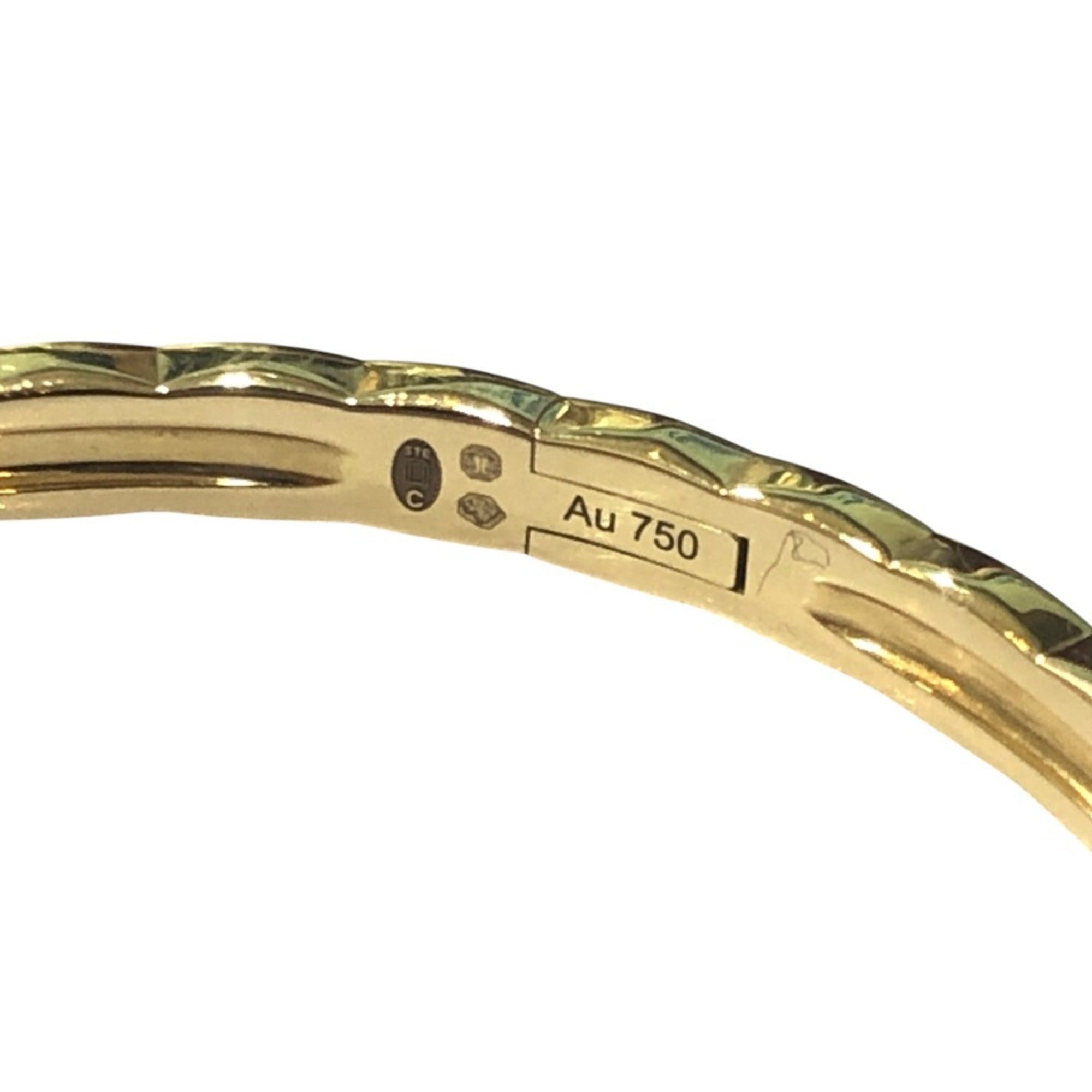 CHANEL J13080 18K Yellow Gold Coco Crush Collection Accessory Jewelry Full Diamond Bracelet Women's Like New — Like New