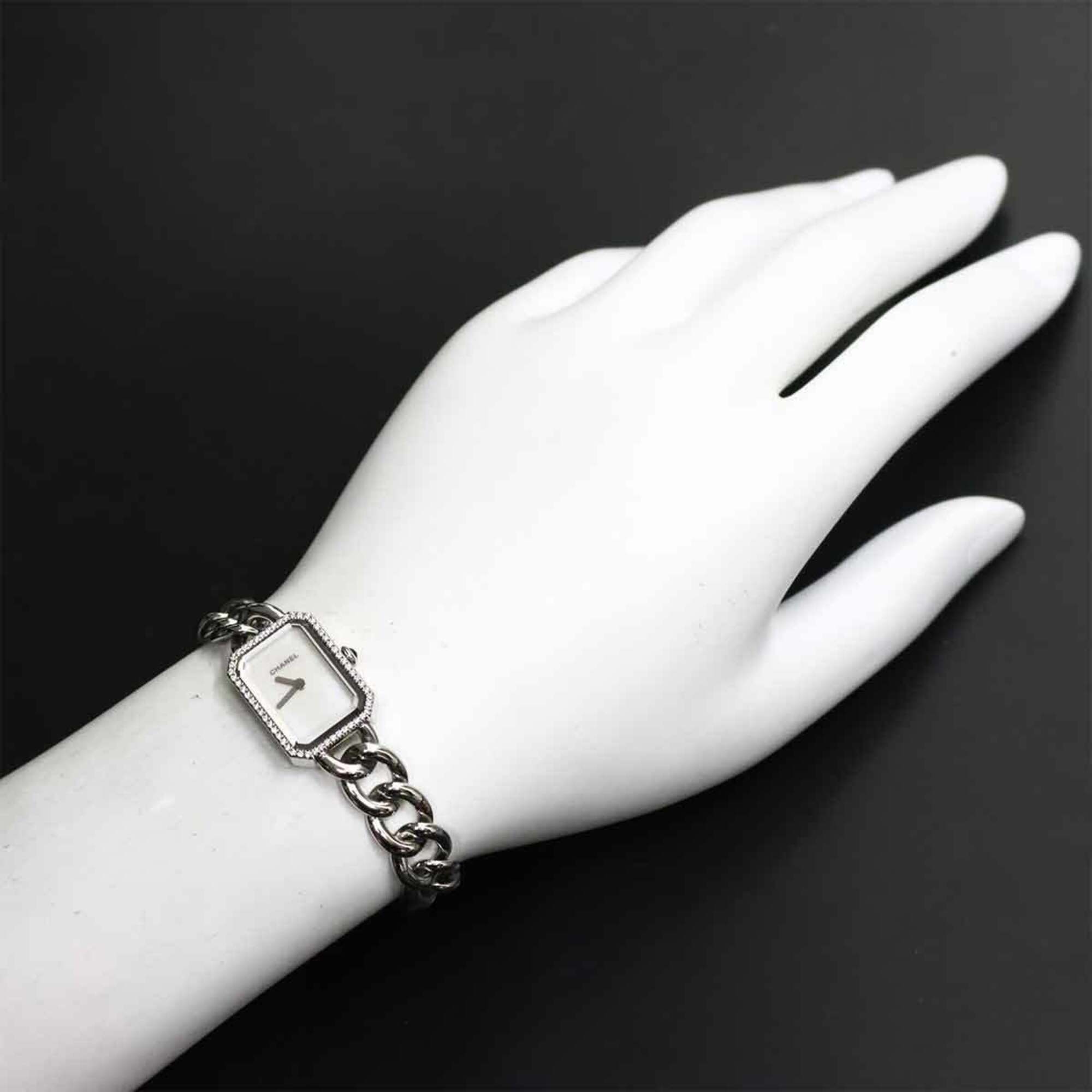 Chanel Premiere H3253 Diamond Bezel Women's Watch White Shell Quartz — Very Good