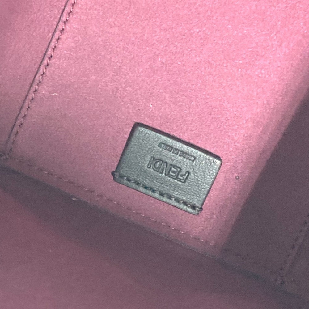 FENDI 8BS083 ORIGAMI MINI Small Shoulder Bag Leather Women's Purple G-240425-54 — New - Store Return