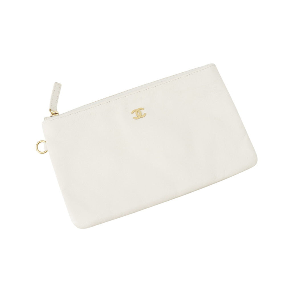 Chanel handbag CHANEL22 Matelassé Small Shiny Calf Leather AS3260 CHANEL White for women — Like New