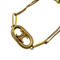CELINE Triomphe Bracelet Gold Women's