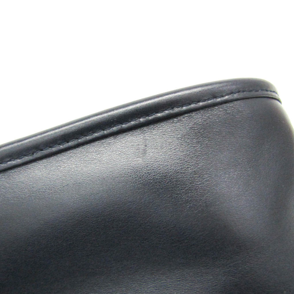 Prada 2VH047 Men's Leather Messenger Bag,Shoulder Bag Black,Dark Navy — Like New