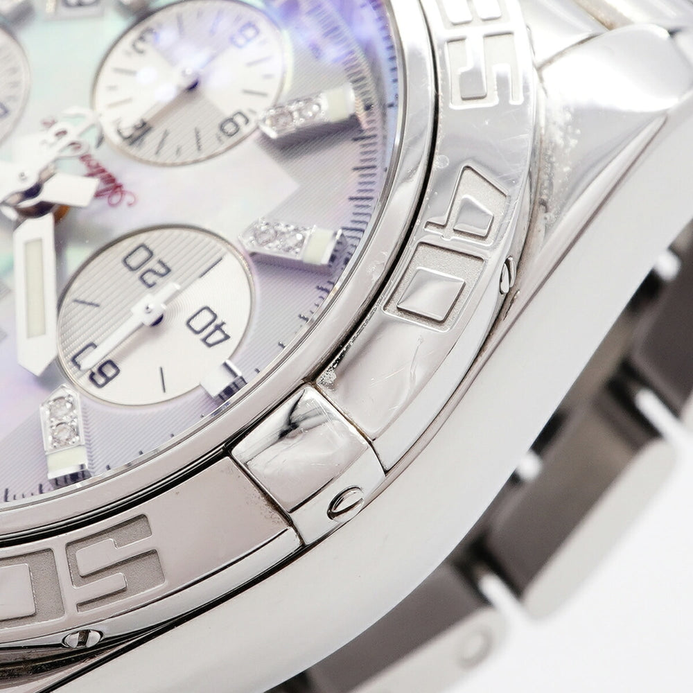 Breitling Chronomat 44 Mother-of-Pearl AB0110 Gray Dial Men's Watch — Good