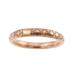 Gucci Diamantissima #8 Diamond Ring, 18K PG Pink Gold 750 — Like New