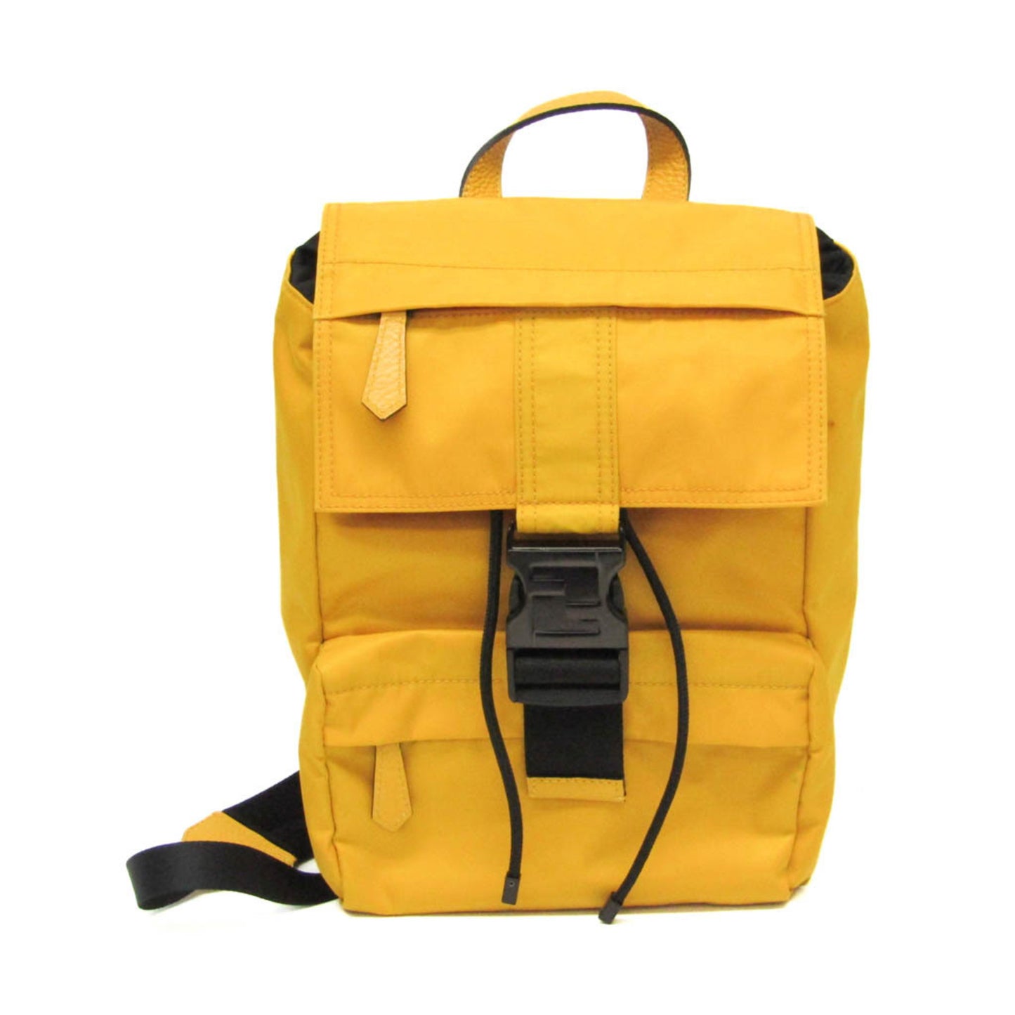 Fendi Fendines 7VZ067 Men,Women Nylon Backpack,Sling Bag Yellow