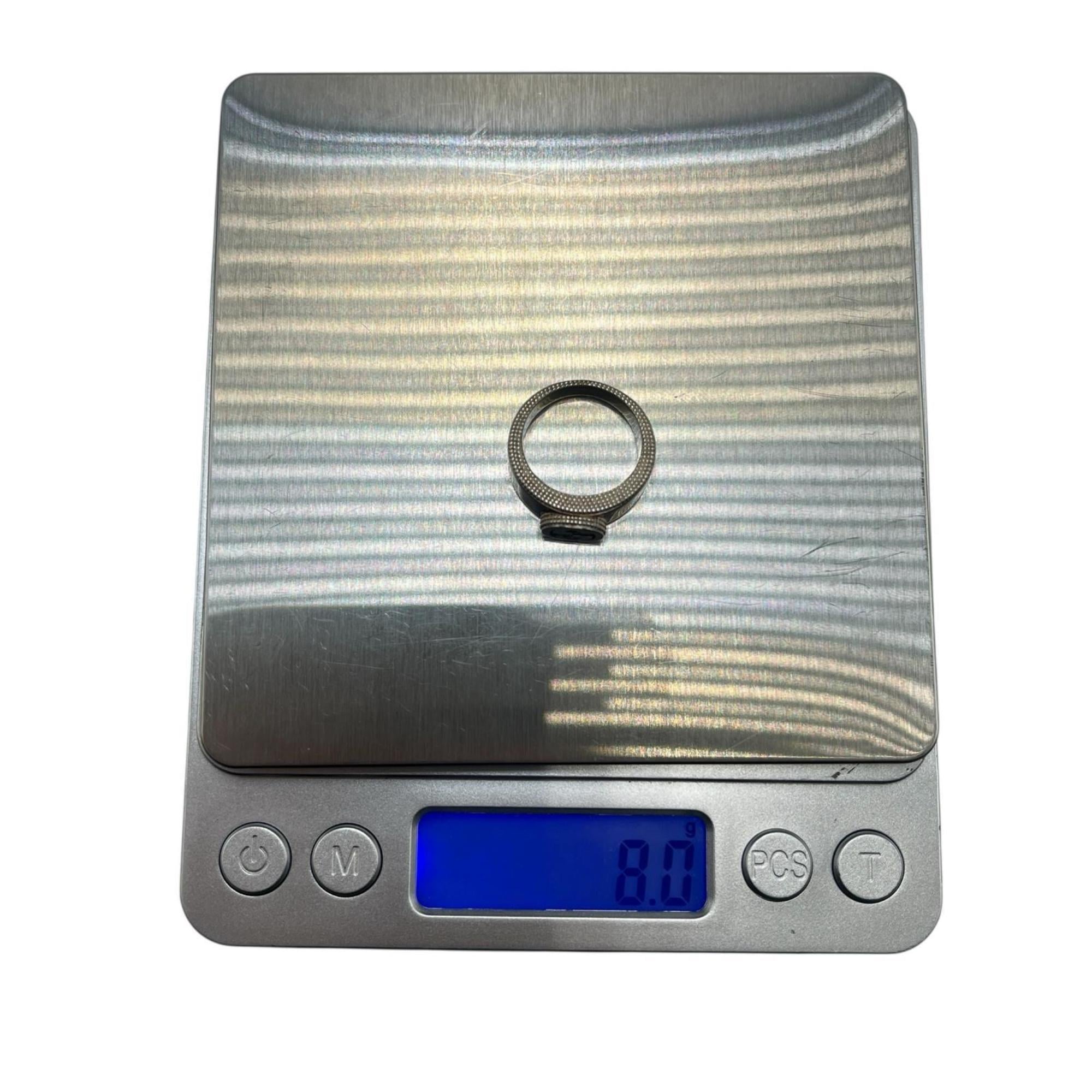 Gucci Interlocking G Ring in Sterling Silver (925) for Men