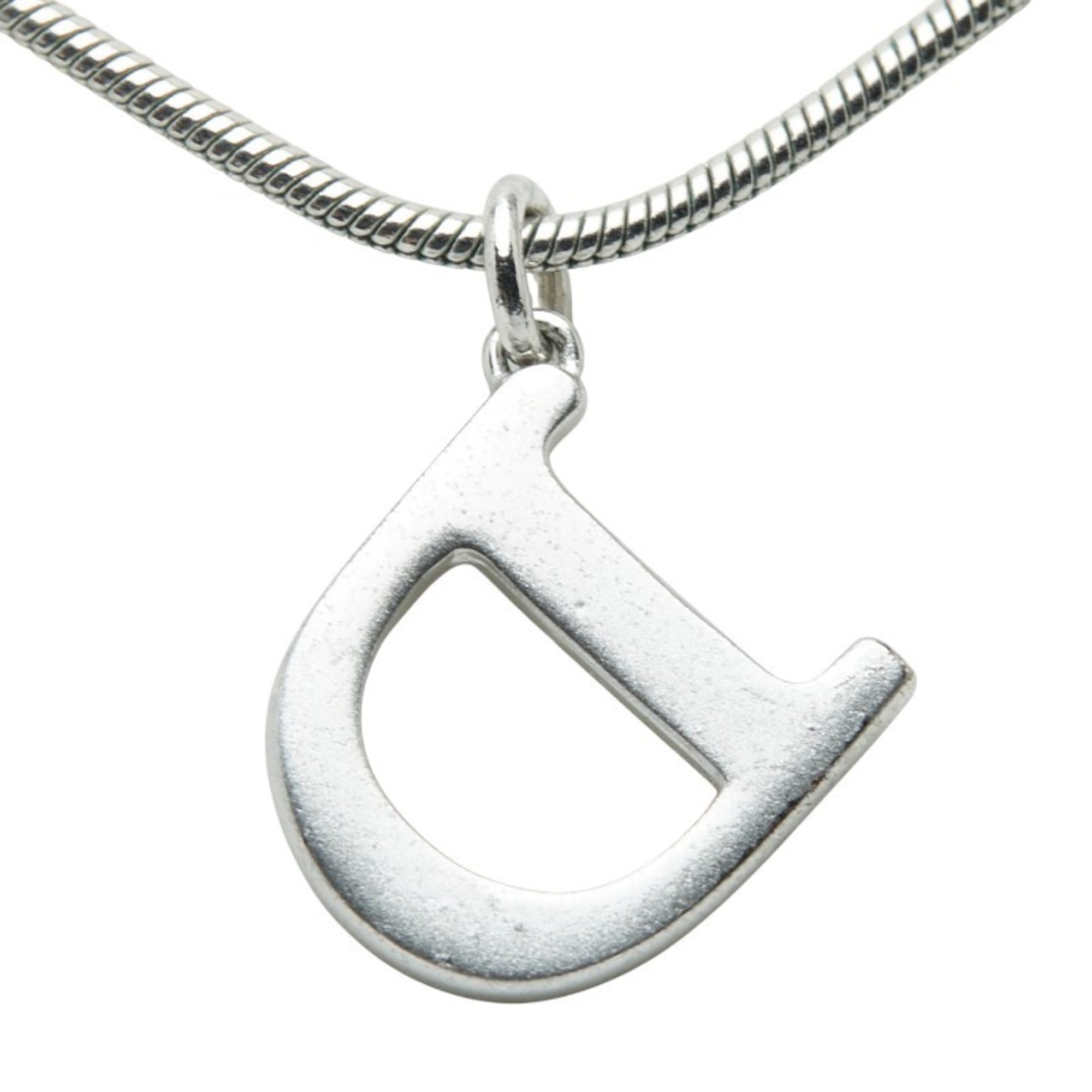 Christian Dior Dior necklace silver metal women's