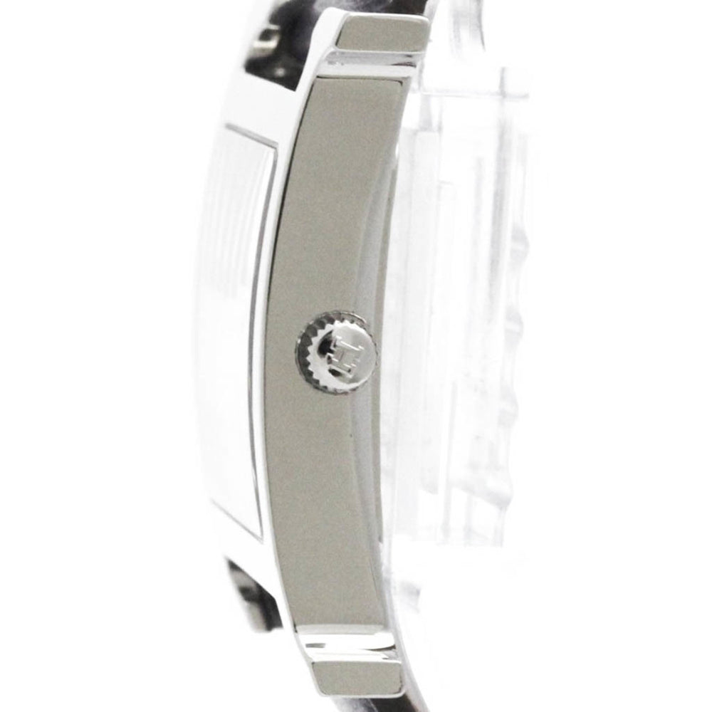 HERMES H Wach Steel Leather Quartz Mens Watch HH1.810 Polished — Very Good