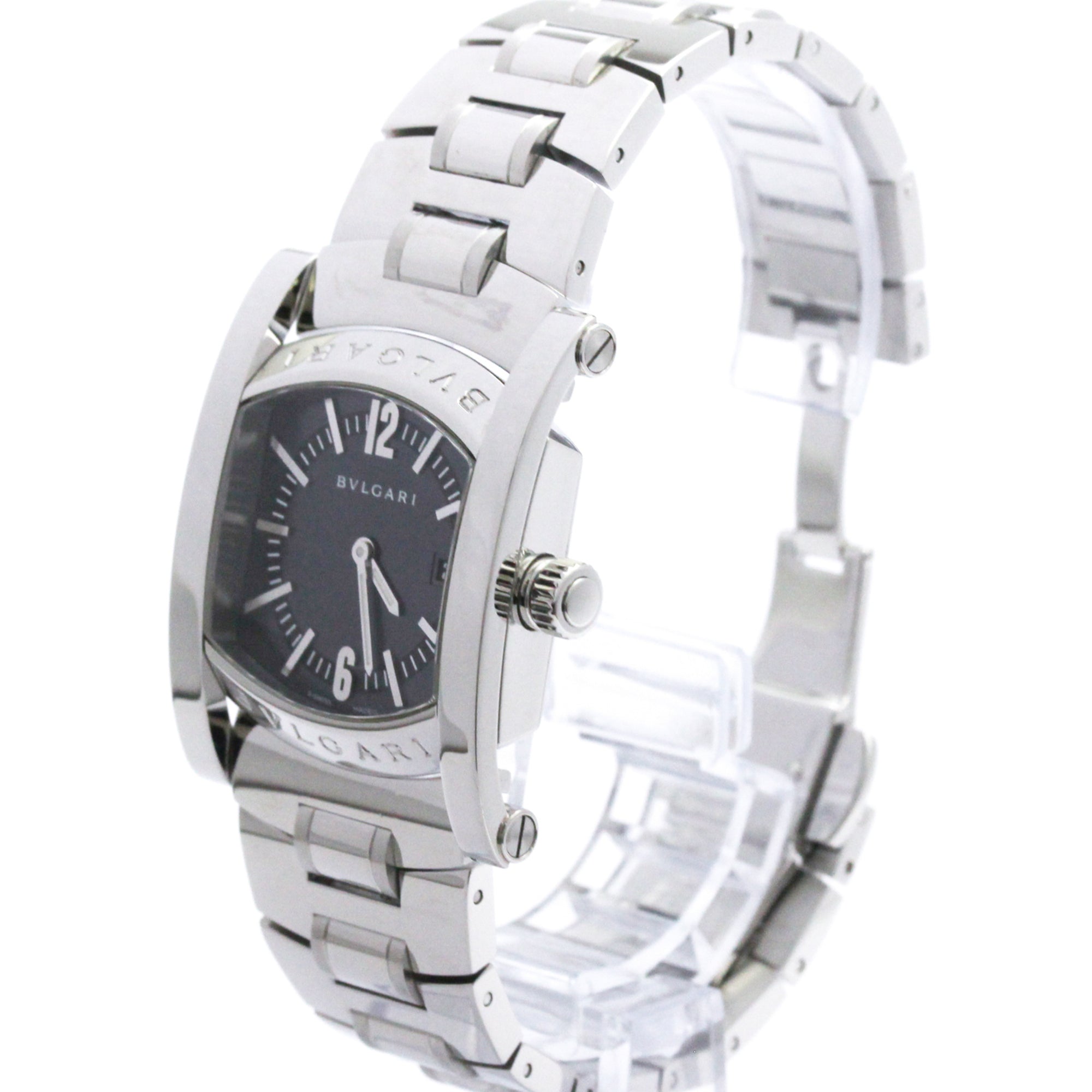 BVLGARI Assioma Stainless Steel Quartz Unisex Watch AA39S Polished — Very Good