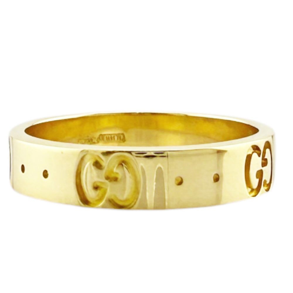 Gucci Icon Ring, 18K Yellow Gold, Women's — Like New
