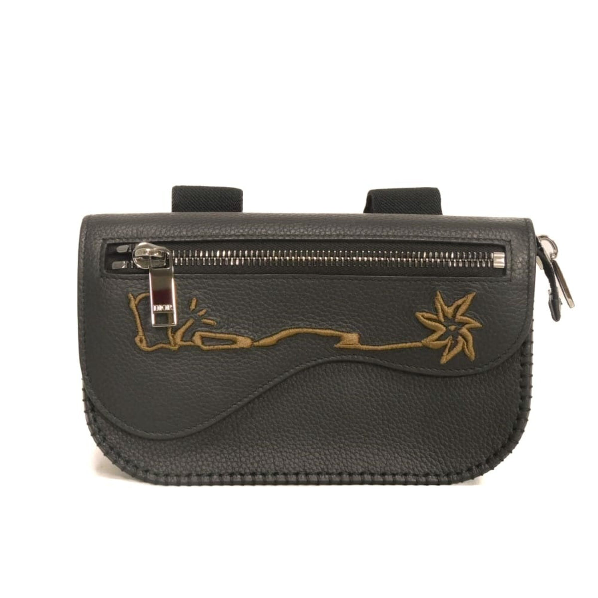 Christian Dior Dior Cactus Jack Saddle Arm Pouch Handbag with Logo Embroidery, 3-Way Design, Travis Scott, 2ADCA390SOT_H03E, Men's — Like New