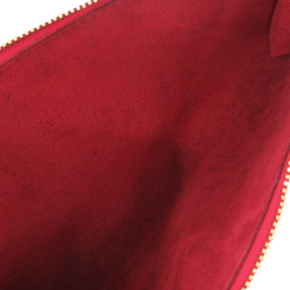 Like new Louis Vuitton Pochette Accessory Pouch Epi M52947 Castilian Red LV 0457LOUIS VUITTON — Like New