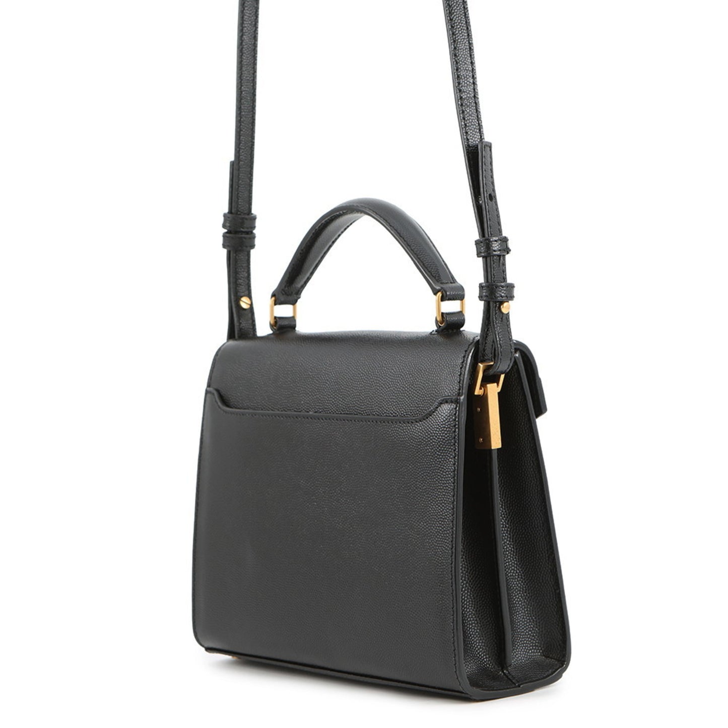 Saint Laurent Paris Cassandra Mini Leather Handbag 623930 2-way