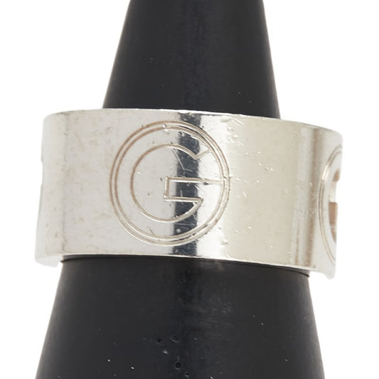 Gucci G Logo Wide Ring #15 SV925 Silver Men's GUCCI
