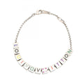 Louis Vuitton LV Play It Bracelet, Stainless Steel, Women's, Silver, Multicolor