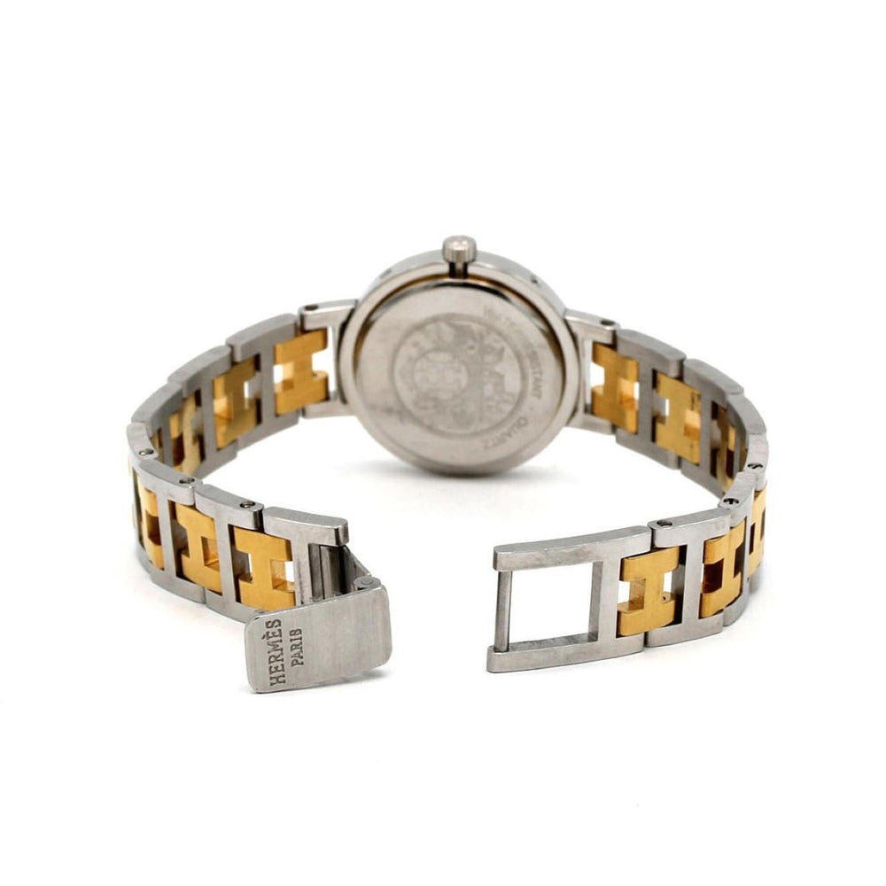 Hermes Clipper Combination SSxGP Quartz Watch — Good