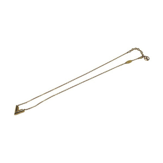 LOUIS VUITTON Necklace Essential V M61083 Louis Vuitton Gold LV