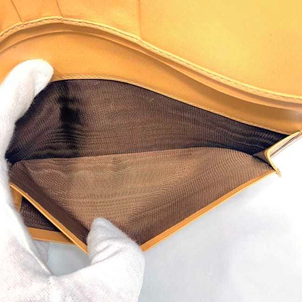 Celine Bi-fold Long Wallet ec-21979 Brown Beige Macadam Billfold PVC Leather M13 CELINE Women's Men's Unisex