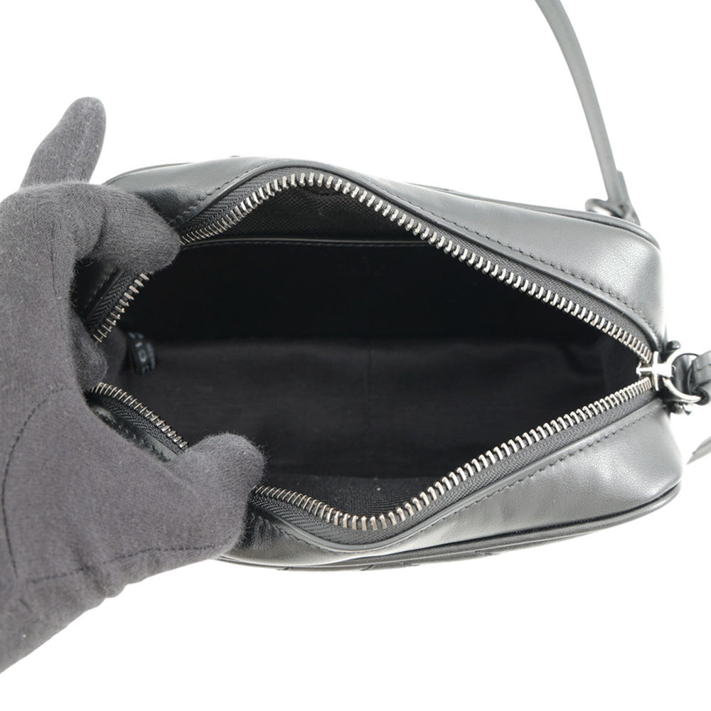 Gucci Chain Shoulder Bag Mini GG Marmont Leather 448065 GUCCI Camera Black Handbag Women's — Like New
