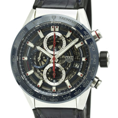 TAG HEUER Carrera Caliber Heuer 01 Chronograph Watch CAR201T Polished — Very Good
