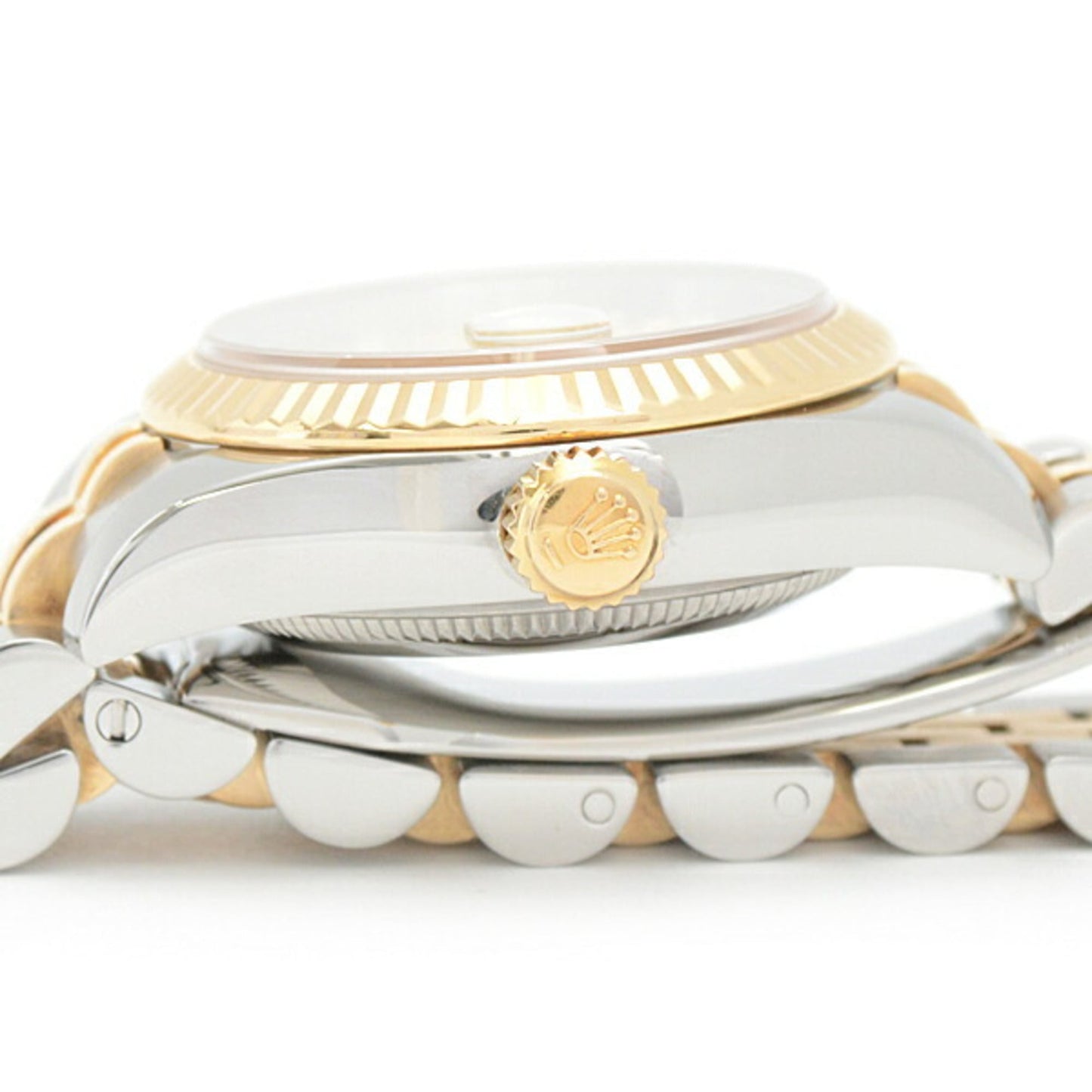 Rolex Watch Ladies Datejust 10P Diamond Automatic Y Series Computer Gold Dial SS x YG ROLEX 179143G