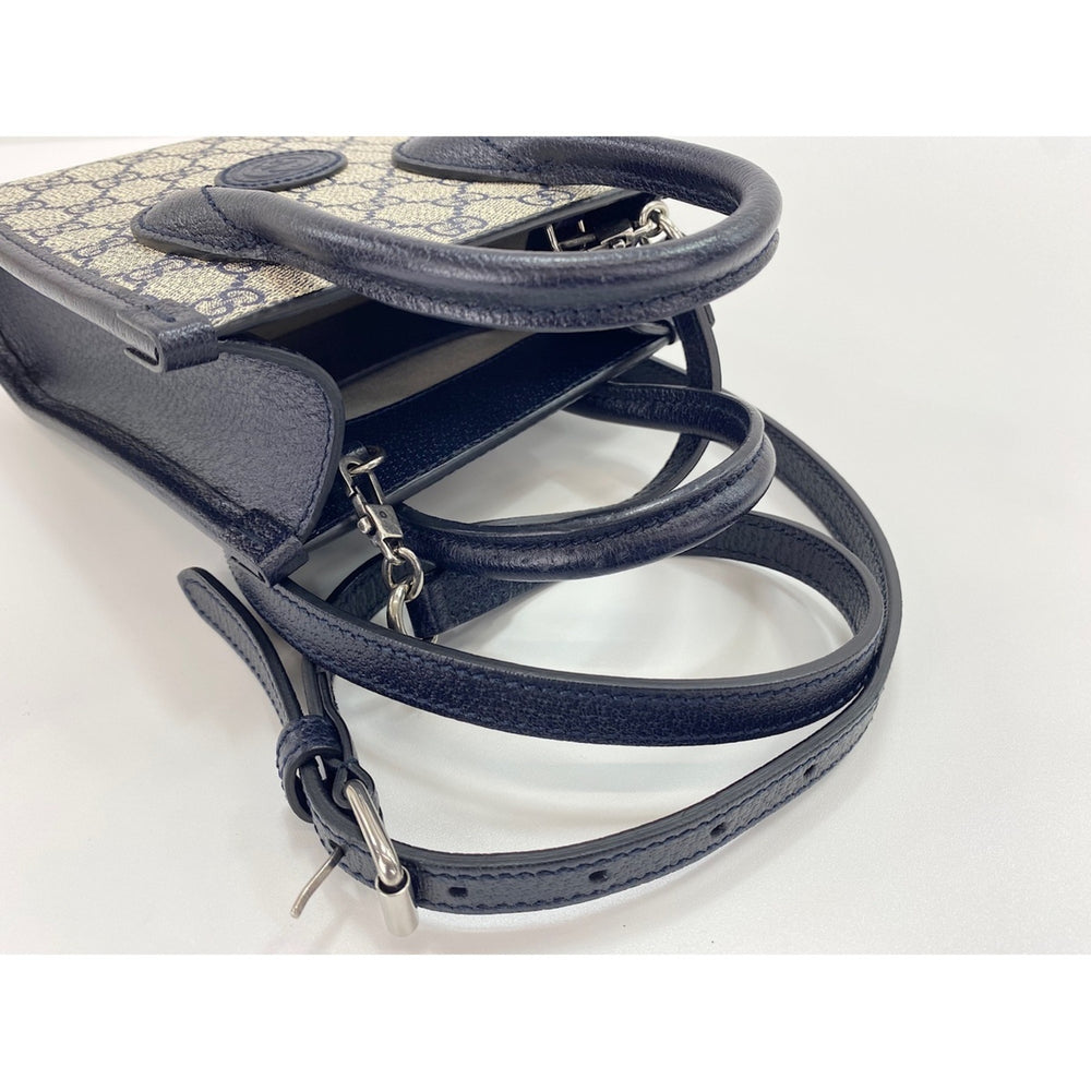 Gucci Interlocking G Shoulder Bag, Beige — Like New