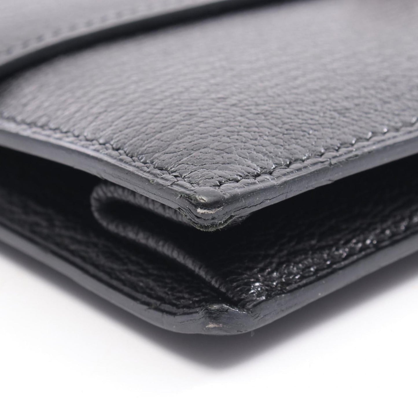 Hermes Hermès Velu second bag/clutch bag, leather Chevre women's, black