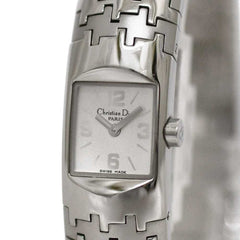 Christian Dior watch, white dial, silver Diophilic D96-100, women's, stainless steel, quartz, OC1*** — Good