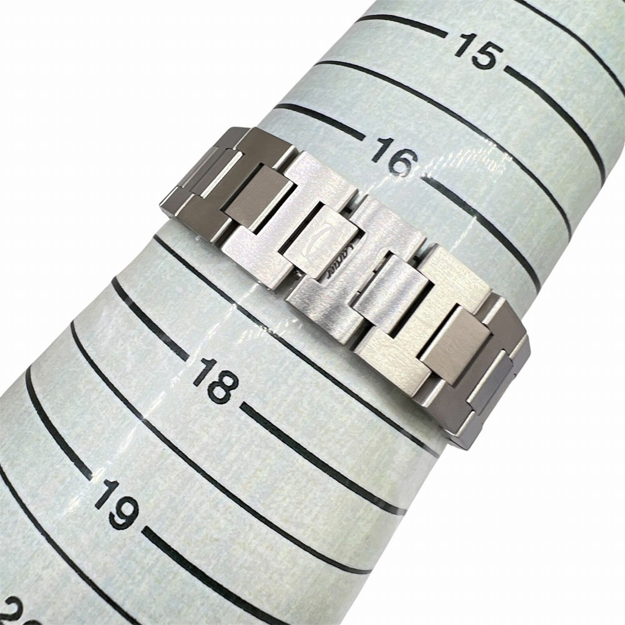 Cartier Pasha C Big Date Stainless Steel White Dial W31055M7 Automatic Watch for Women and Men — Very Good