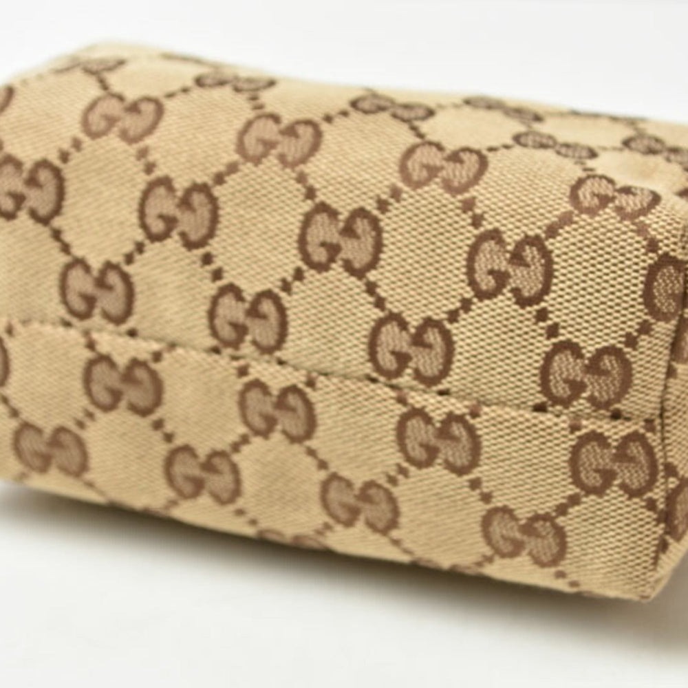 Gucci pouch, GUCCI GG canvas / brown beige, 29596 — Like New