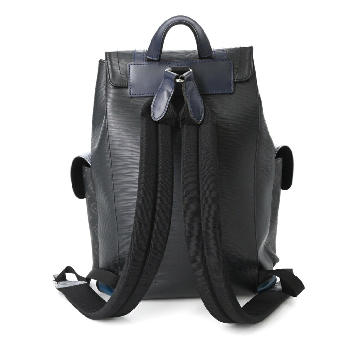 LOUIS VUITTON Christopher PM Epi Monogram Eclipse Backpack in Black, M53424