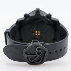 JACOB & CO 5 Time Zone Ghost Watch GMT JC-GST-WHD Stainless Steel x Rubber Black Quartz Digital Display Dial Men's — Very Good