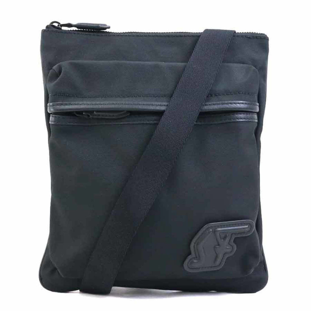 Salvatore Ferragamo Men's Nylon Black Shoulder Bag (H31735N)