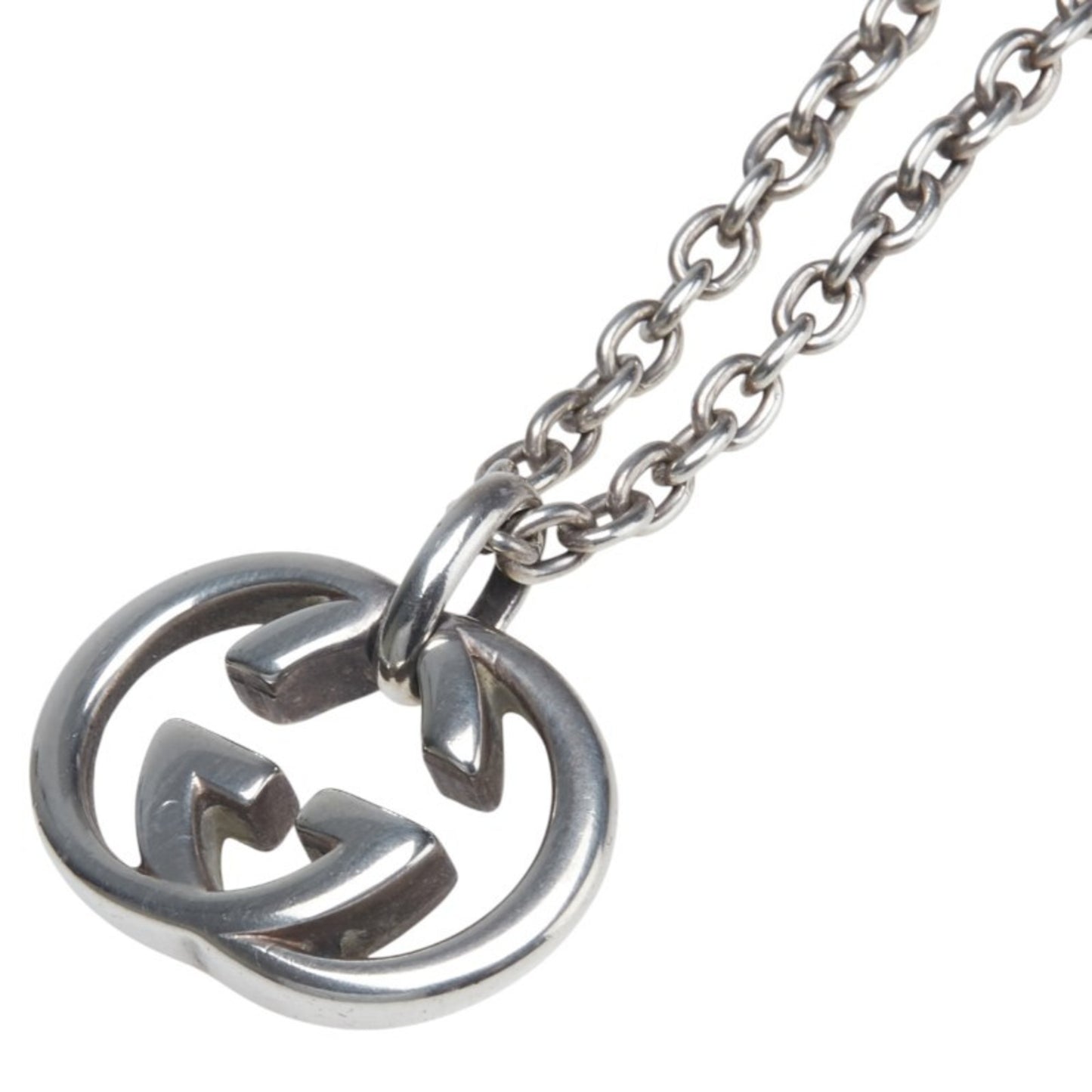 Gucci Interlocking G Necklace in SV925 Silver for Women