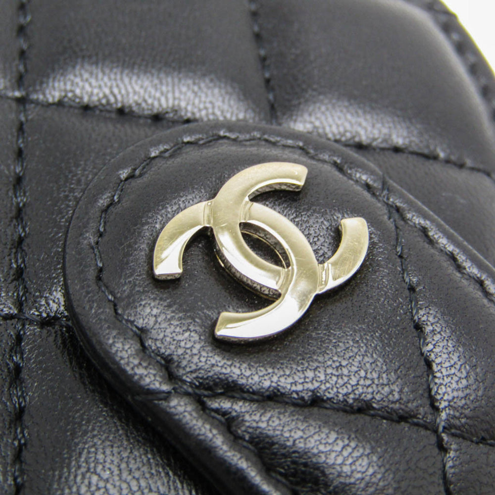 Chanel Matelasse Women's Name Tag Black Bag Charms — Like New