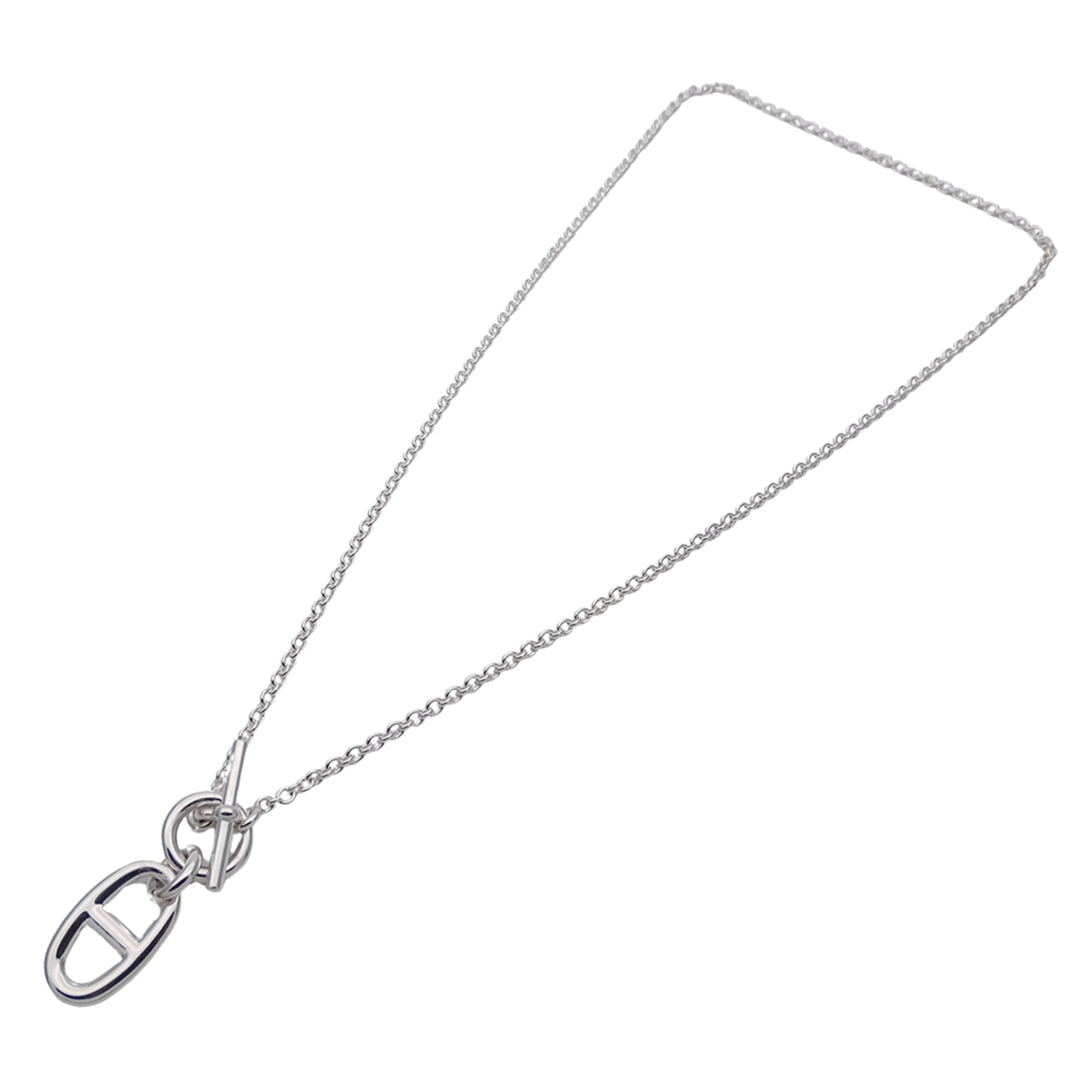 Hermes HERMES Chaine d'Ancre Amulet Necklace for Women, Brand Name, SV925 Silver Jewelry — Like New