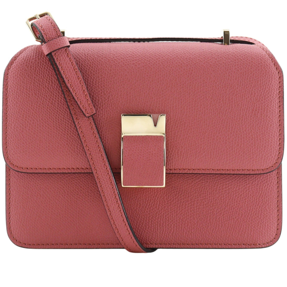 Valextra Noro Small Shoulder Bag, Leather, Pink, N568253, Flap, Women's — Like New