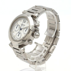 Cartier Pasha C Chronograph W31039M7 Stainless Steel Automatic Watch — Very Good