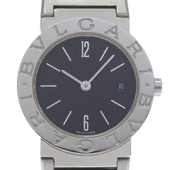 Bvlgari Watch BB26SS Stainless Steel Quartz Analog Display Black Dial Women's — Good
