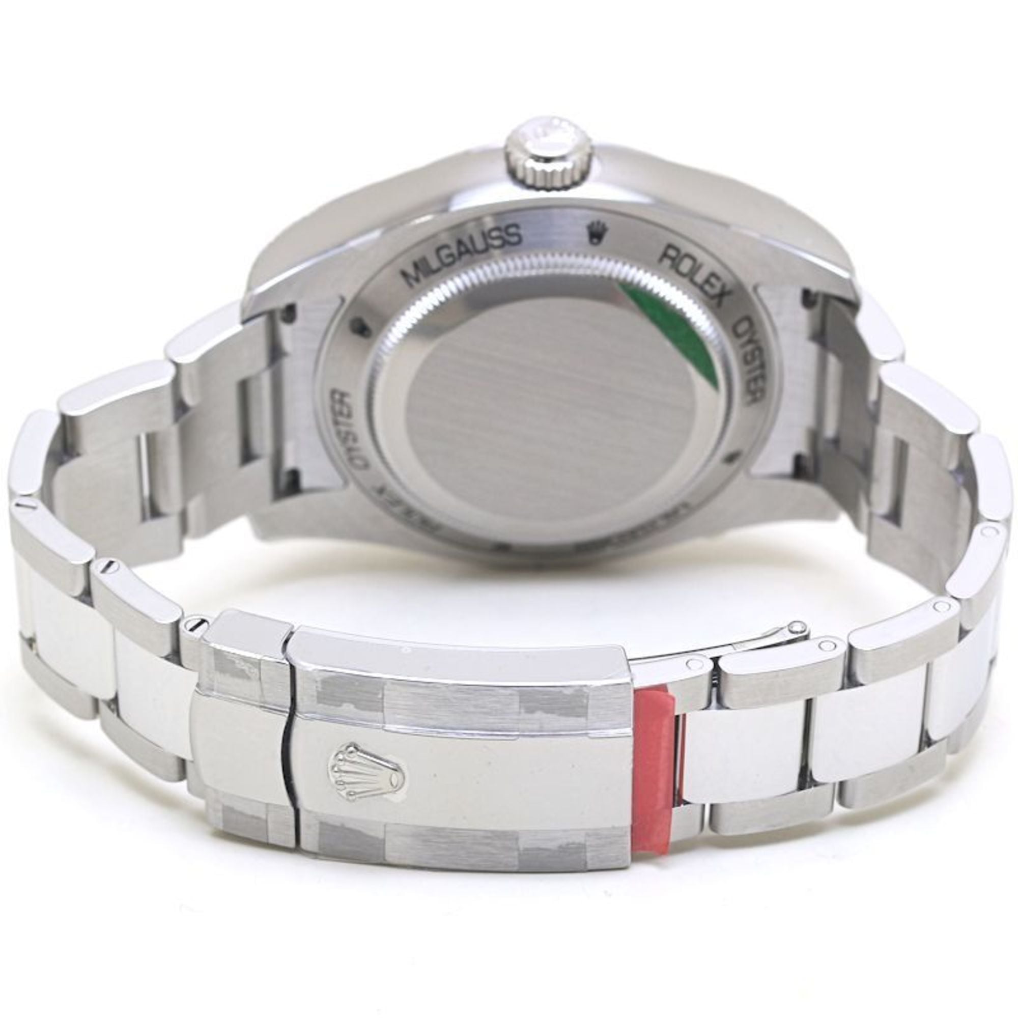 ROLEX Milgauss Z Blue, Random Number 116400GV, Men's Stainless Steel Watch, 40132 — New - Store Return