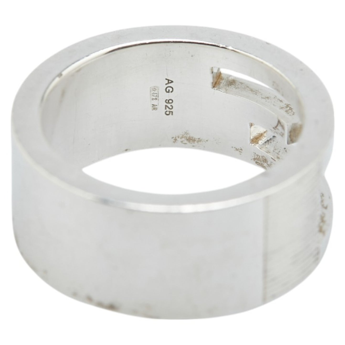 Gucci Branded G Ring, SV925 Silver, Women's, GUCCI