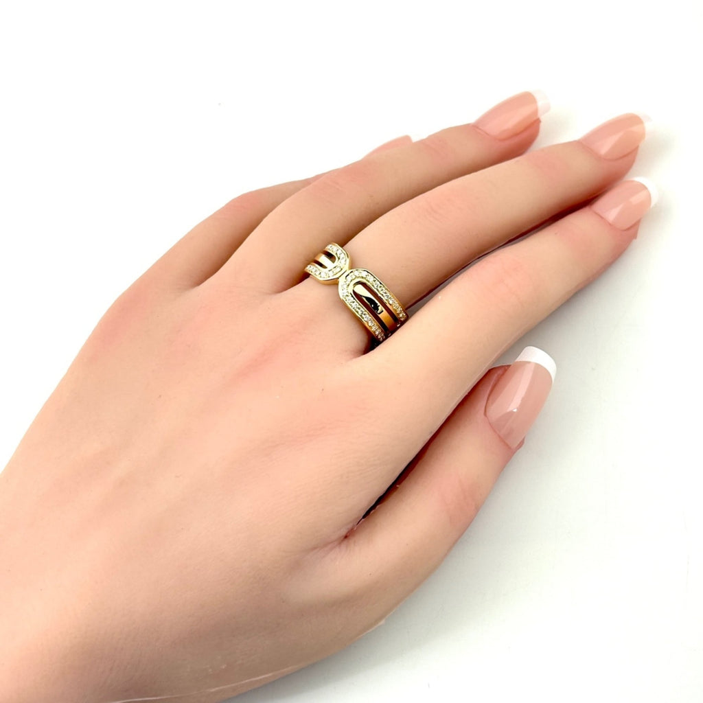 Celine CELINE Diamond and Ruby Ring in Yellow Gold (750) for Women