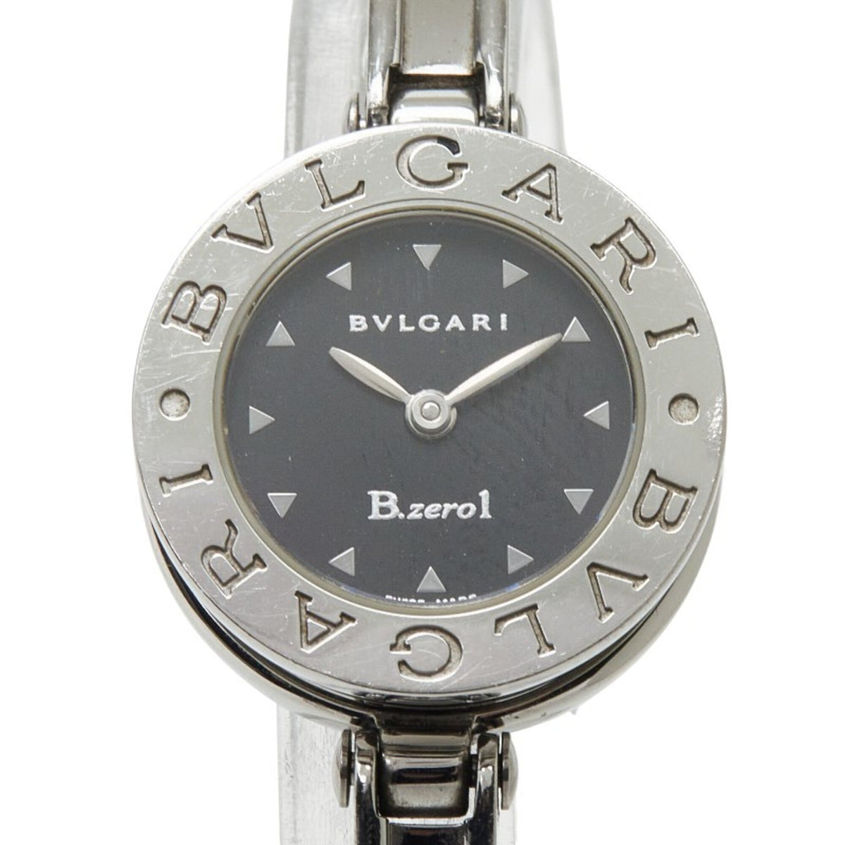 Bulgari B.zero1 Bangle Watch BZ22SS Quartz Black Dial Stainless Steel Women's BVLGARI — Good