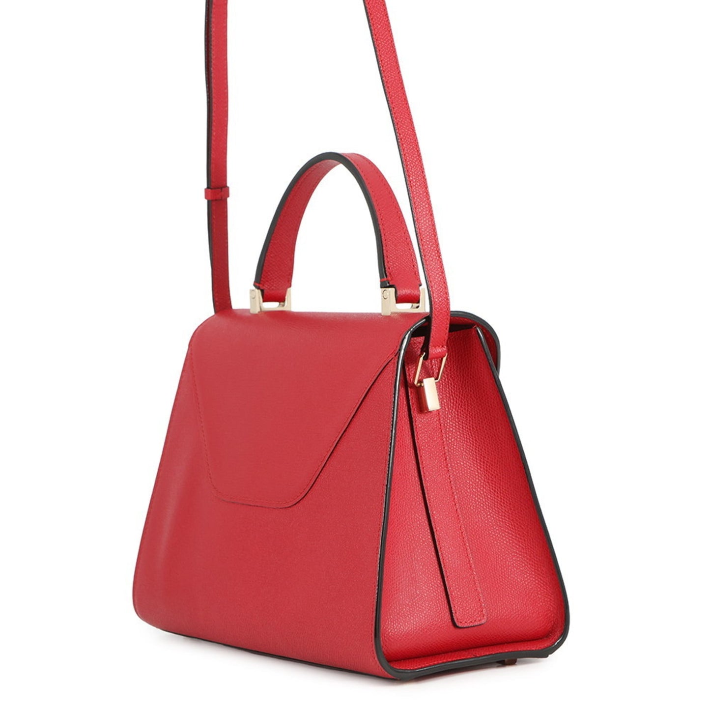 Valextra Iside Medium Handbag WBES0056028LOC99PTG 2-way Red
