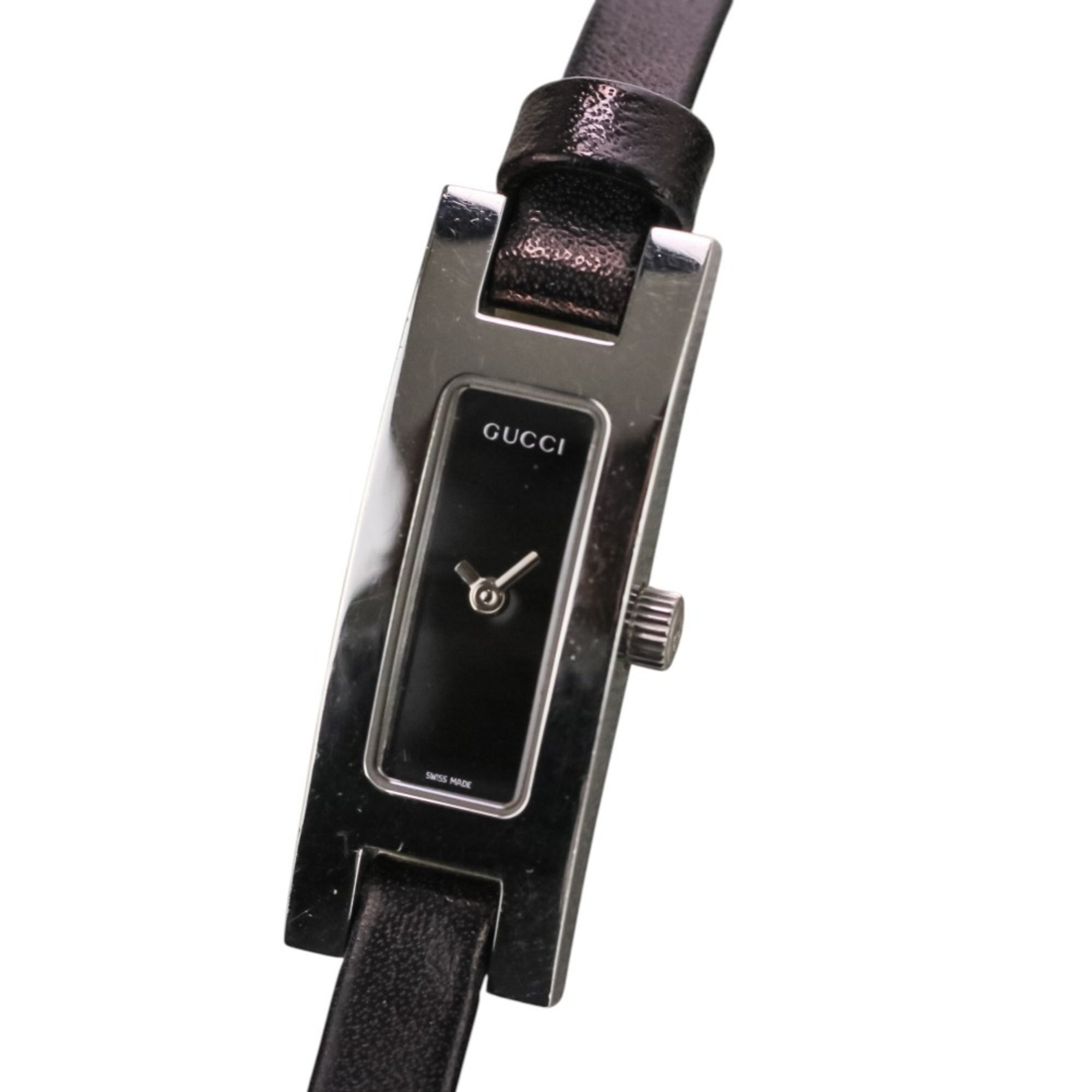 GUCCI 3900L Watch, Black Dial, Women's Watch — Very Good
